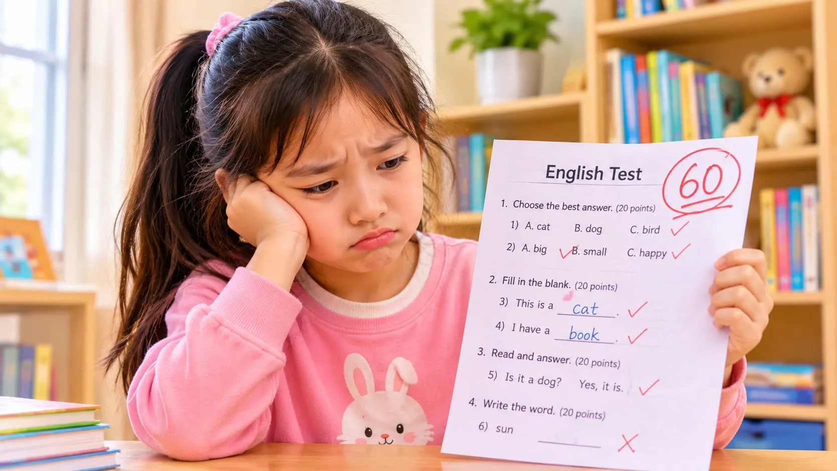 I Got a Bad Grade 我考试没考好